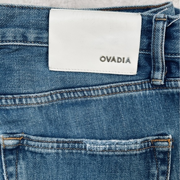 ODAVIA & Sons Distressed Straight Taper Blue Jeans Men’s Size 30 New $290 - Picture 11 of 14